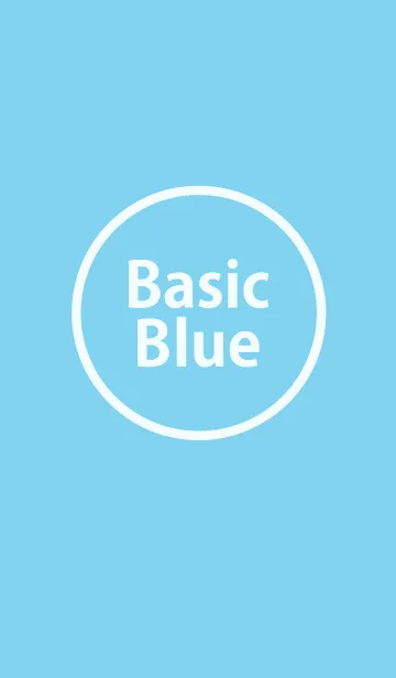 [LINE着せ替え] Basic Blue.の画像1