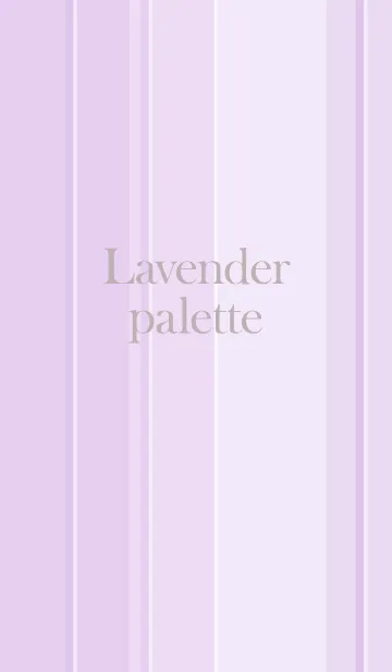[LINE着せ替え] Lavender paletteの画像1