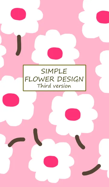 [LINE着せ替え] SIMPLE FLOWER DESIGN 3の画像1