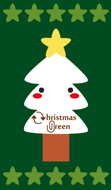 [LINE着せ替え] Christmas Greenの画像1