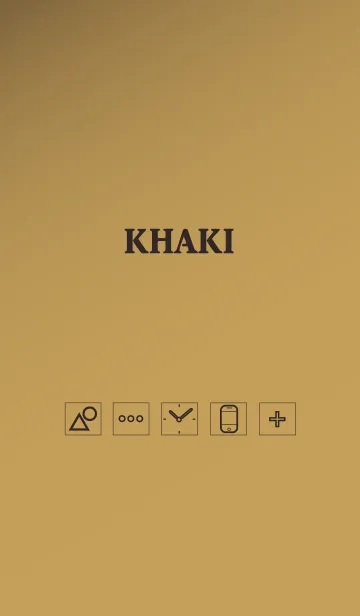 [LINE着せ替え] Khakiの画像1