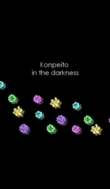 [LINE着せ替え] Konpeito in the darknessの画像1