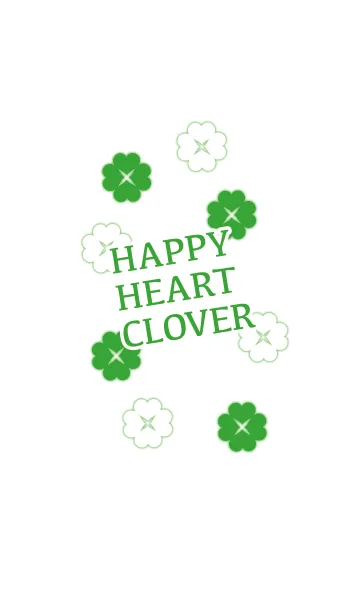 [LINE着せ替え] HAPPY HEART CLOVER☆の画像1