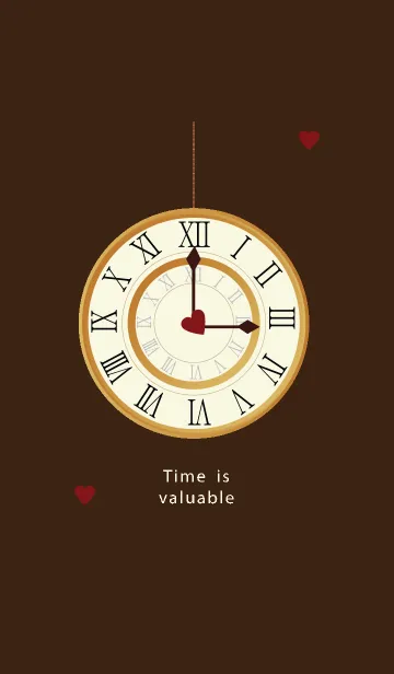 [LINE着せ替え] Time is valuable...の画像1