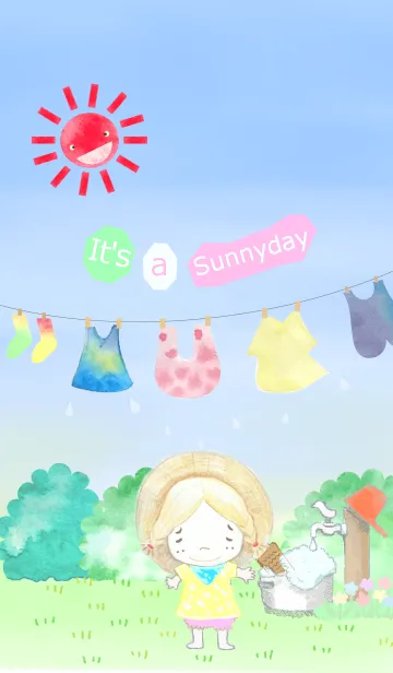 [LINE着せ替え] It's a Sunnydayの画像1
