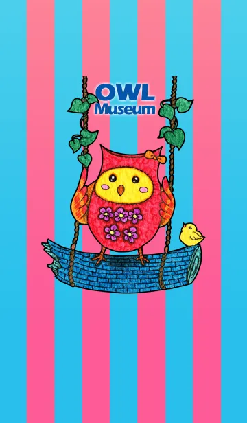 [LINE着せ替え] OWL Museum 15 - Swing Owlの画像1