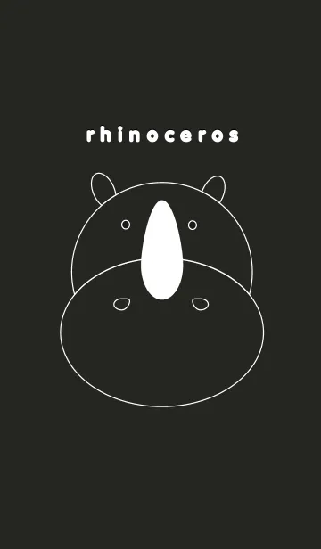 [LINE着せ替え] rhinoceros themeの画像1