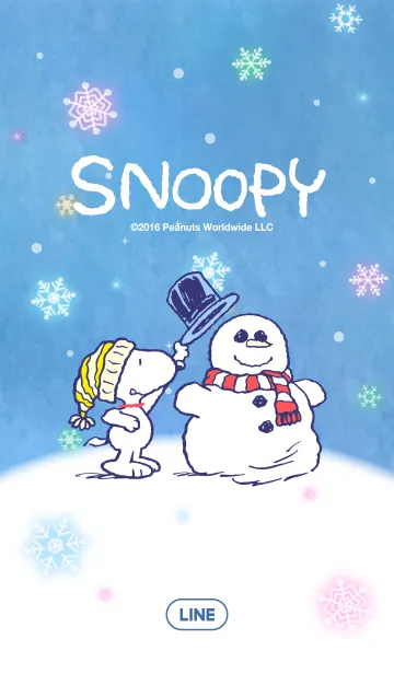 スヌーピー ～Snow Crystal～の着せ替えメイン画像