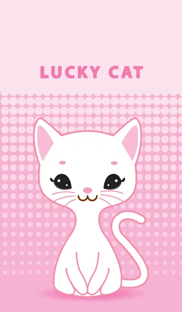 [LINE着せ替え] Lucky cat littleの画像1