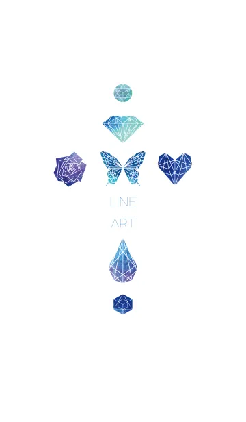 [LINE着せ替え] Cosmic Line Artの画像1