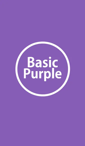 [LINE着せ替え] Basic Purpleの画像1