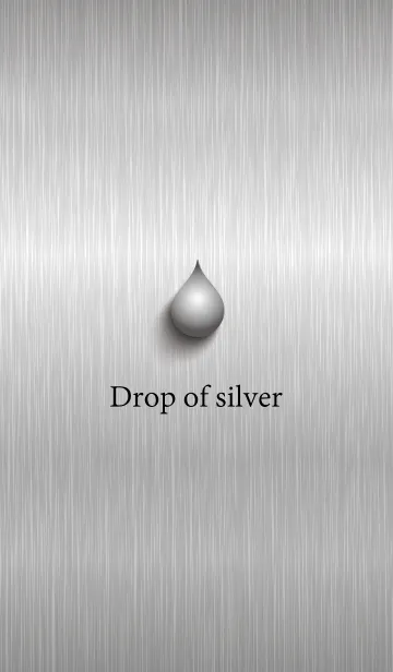 [LINE着せ替え] Drop of silverの画像1
