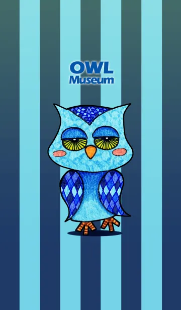 [LINE着せ替え] OWL Museum 16 - Sleepy Owlの画像1