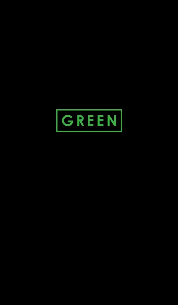 [LINE着せ替え] Green in Blackの画像1