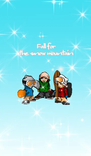 [LINE着せ替え] Fall for the snow mountainの画像1