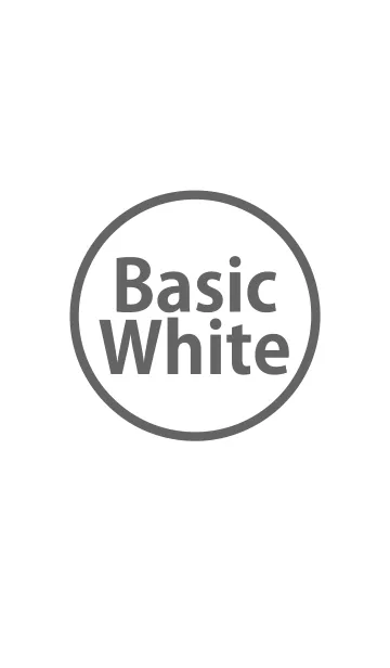 [LINE着せ替え] Basic Whiteの画像1