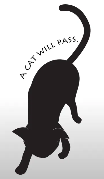 [LINE着せ替え] A cat will pass.の画像1