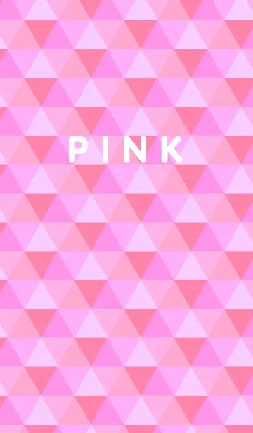 [LINE着せ替え] Pink Geometry themeの画像1