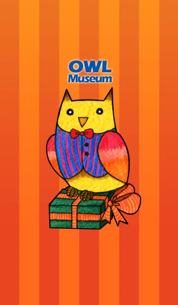 [LINE着せ替え] OWL Museum 17 - Gift Owlの画像1