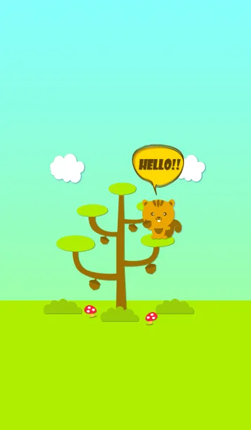 [LINE着せ替え] Cute squirrelの画像1