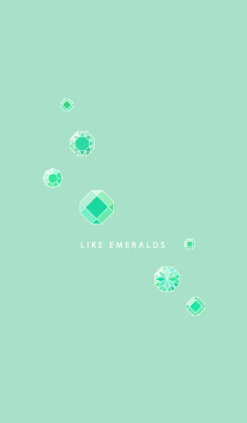 [LINE着せ替え] Theme for shiny you like emeraldsの画像1