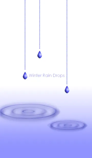 [LINE着せ替え] Winter Rain Dropsの画像1