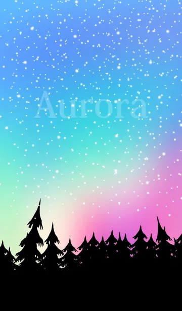 [LINE着せ替え] 美しい空＿Aurora#4の画像1
