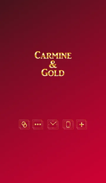 Carmine ＆ Goldの着せ替えメイン画像