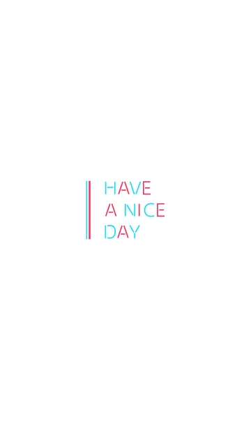 [LINE着せ替え] 'Have a nice day' simple themeの画像1