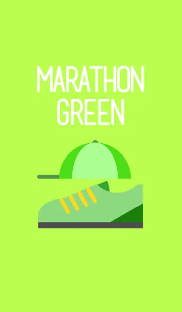 [LINE着せ替え] マラソン（GREEN)の画像1