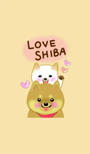 [LINE着せ替え] ♡Love Shiba♡の画像1