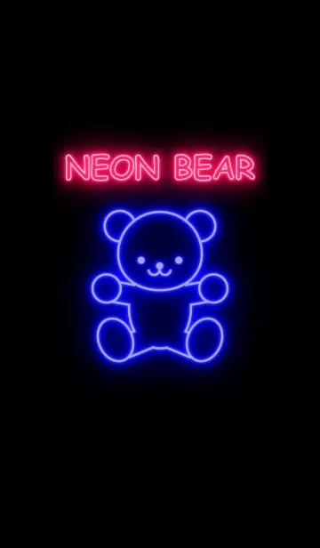 [LINE着せ替え] NEON BEARの画像1