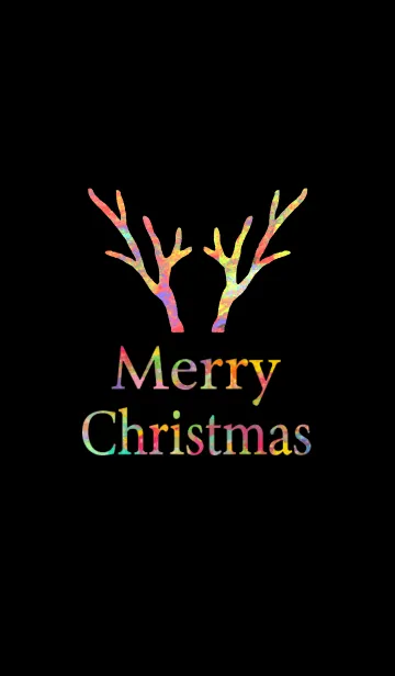 [LINE着せ替え] カラフル角×クリスマスカラーの画像1