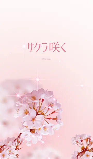 サクラ咲く -ピンク-の着せ替えメイン画像