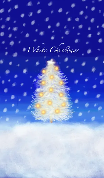 -White Christmas-のLINE着せ替え