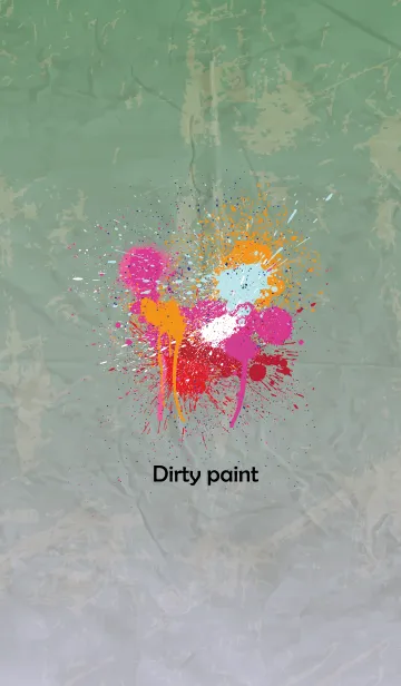 [LINE着せ替え] Dirty paintの画像1