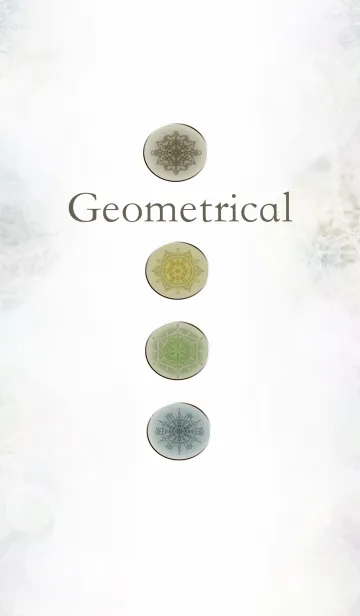 [LINE着せ替え] Geometrical Naturalの画像1