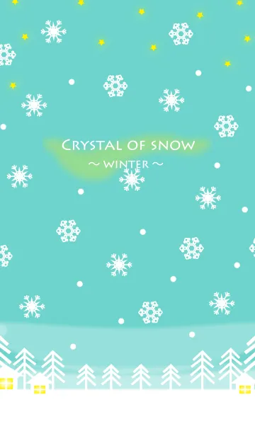 [LINE着せ替え] Crystal of snow ~ winter ~の画像1