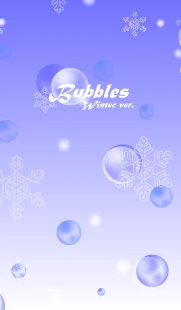 [LINE着せ替え] Simple bubbles Themeの画像1