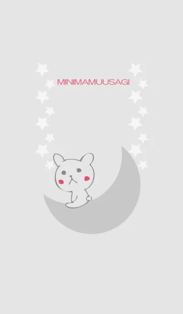 [LINE着せ替え] みにまむうさぎの画像1