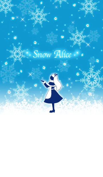 [LINE着せ替え] 雪のアリスの画像1