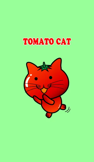 [LINE着せ替え] トマト猫の画像1