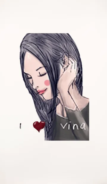 [LINE着せ替え] Vina kaoの画像1