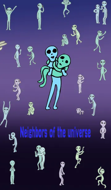 [LINE着せ替え] 宇宙の隣人の画像1