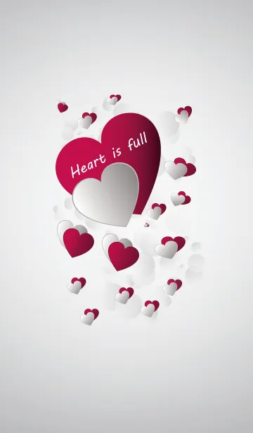 [LINE着せ替え] Heart is full.の画像1