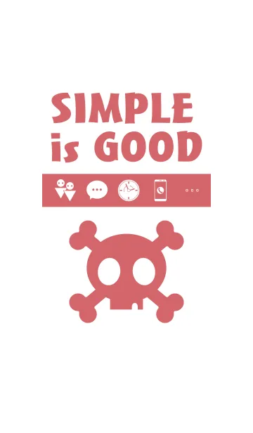[LINE着せ替え] SIMPLE is GOODの画像1
