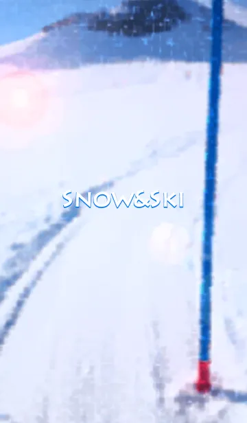 [LINE着せ替え] snow＆skiの画像1