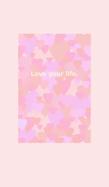 [LINE着せ替え] Love your life.の画像1