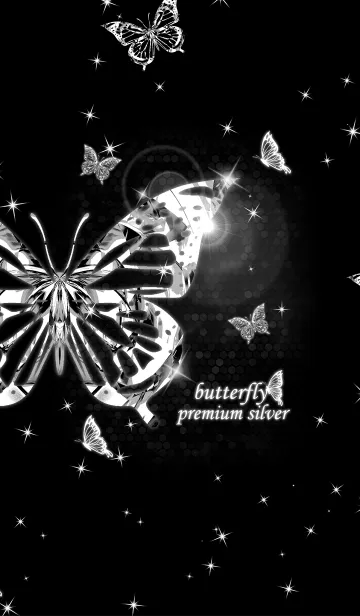 butterfly premium silverの着せ替えメイン画像