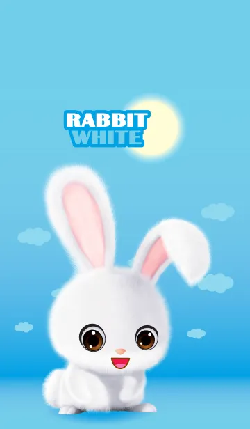 [LINE着せ替え] White Rabbit cuteの画像1